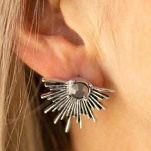 Starry Light Silver Post Earring